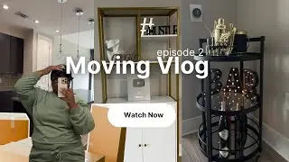 MOVING VLOG ep2 | window cleaning in a highrise + putting furniture together + still unpacking