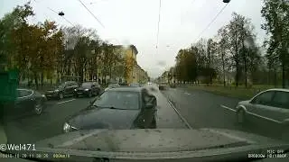Мгновенное наказание на дороге!!!