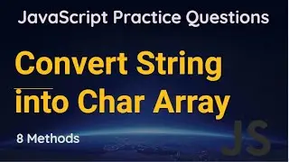 Converting a JavaScript String to an Array | How to Convert String to Array in JavaScript