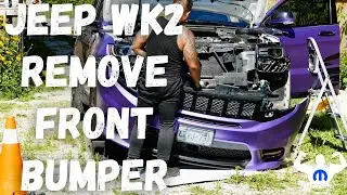 jeep grand cherokee front bumper removal