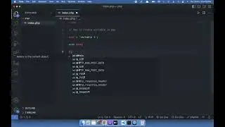 how to create variable in php