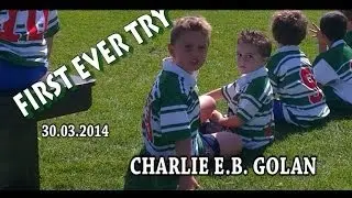 Charlie G and his first ever Rugby League Try. Coogee Randwick Wombats