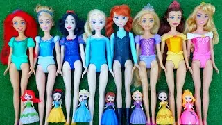 Cute Miniatures Disney Princess Frozen ELSA & Annall! elsa satisfying unboxing | Review Toys