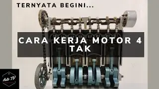CARA KERJA MOTOR 4 TAK/MESIN 4 TAK