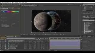 Animated Planet in After Effects: 04 adding a moon