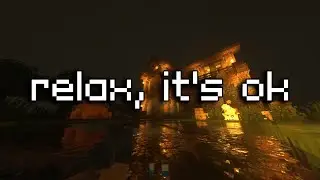 maybe i'll feel better here... (minecraft music, fire & rain)