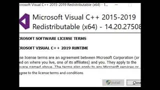 ddr5 fix Microsoft Visual C++ Redistributable latest supported ddr5