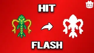 Easy Visual Shaders Hit Flash Effect | Let's Godot