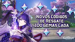 3 Novos Códigos de Resgate (300 Gemas Grátis)  - Genshin Impact -