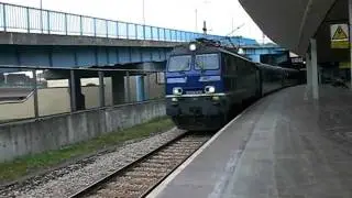 EP09-016 verlässt Kraków Gl mit EIC 3100 KOŚCIUSZKO Kraków Gl. - Warszawa Wsch..MOV