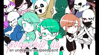 [Speedpaint] PSAU Title Card [Undertale AU]