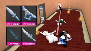 MM2 MONTAGE WITH ONLY SNOW WEAPONS (Murder Mystery 2)