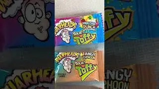 Trying warheads sour taffy! #shorts #viral