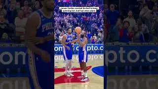 James Harden wanted to keep the ball spinning but Embiid wants it 