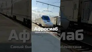 Афросиаб — самый быстрый поезд в Узбекистане 