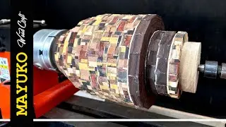WOODTURNING CHAOTIC VASE