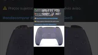 🇧🇷 Controle joystick sem fio Sony PlayStation 5 DualSense midnight black 💥