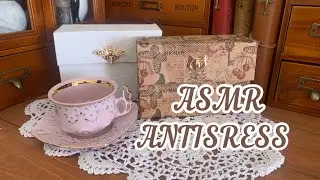 ASMR ~ Заполнение винтажного блокнота ~ Приятное шуршание бумаги.