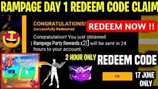 CLAIM RAMPAGE REDEEM CODE | RAMPAGE REDEEM CODE FREE REWARDS
