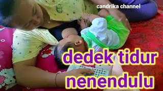 Dedek nenen sambil tiduran