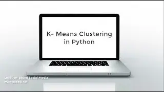 K-Means Clustering in Python