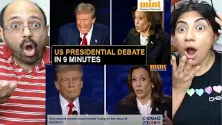US Presidential Debate 2024: Top Highlights | Kamala Harris Vs Donald Trump | Best 9 Minutes✨
