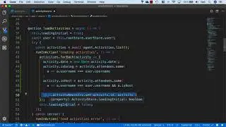 4  Adding the IsGoing and IsHost properties to the Activity interface