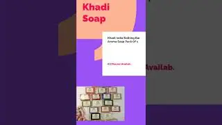 Khadi India Bathing Bar Aroma Soap Pack Of 1.  #viral #video #shorts #trending