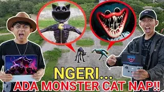 S3REM!! DRONE MENANGKAP NAMPAK KELUARGA POPPY PLAYTIME MENYERANG DIDUNIA NYATA?😱 | Mikael TubeHD