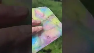 iridescent with a little color pigment added.