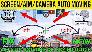 auto moving aim/screen/gyroscope auto rotating problem fix bgmi/pubg mobile | bgmi aim auto moving