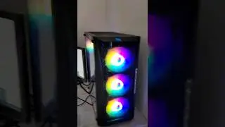 Gaming pc cabinet rgb | gaming pc setup tour | gaming pc build 2024 | pc cabinet #shorts #shortvide