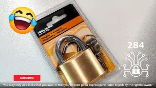 284 🔐 Having fun with Biltema 87-128 padlock