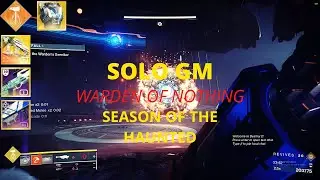 Solo Grandmaster Warden Of Nothing Destiny 2 Season Of The Haunted (Titain-Solar)