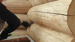 НАСТОЯЩАЯ КОНОПАТКА СРУБОВ