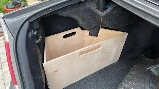 Размеры большого ящика в левую часть багажника Тойота камри XV30