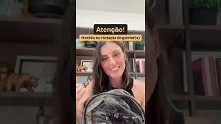 ATENÇÃO! FAZENDO A MOCHILA PARA VISITA AO GENITOR(A)