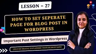 How to Create Separate Page for Blog Post | Create Separate Page for Blog Post in WordPress in 2024