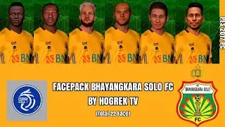 Facepack BHAYANGKARA SOLO FC BRI Liga 1 Indonesia for t99 patch | PES 2017