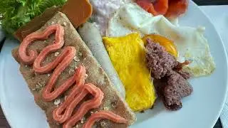 北欧ホテルの朝食バフェ - ② Scandic Bakklandet Hotel Breakfast Buffet, Trondheim, Norway