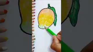 How to draw Mango 🥭 