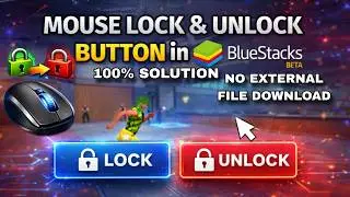 BlueStacks Beta Mouse Lock/Unlock Button Fix 🔥 100% Working | GARENA FREE FIRE