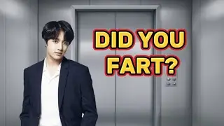 pov you’re stuck in the elevator with jungkook for 5 minutes but you fart