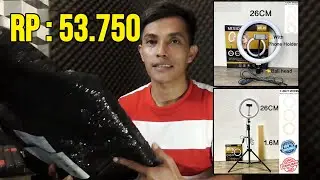 Lampu Ring Light LED Murah Meriah Unboxing