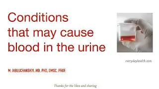 Conditions that may cause blood in the urine