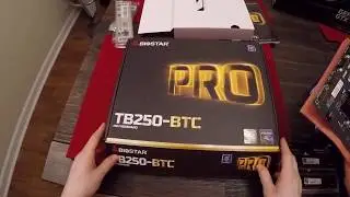 Tabletop build - Mining rig with Biostar TB250-BTC