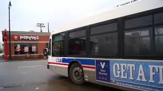 [Chicago Transit Authority] 2002 NovaBus LFS 6781 Departing The Jefferson Park Transit Center