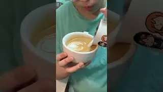 14/6/2023 Latte art practice