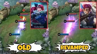 OLD LESLEY VS REVAMPED LESLEY HERO ENTRANCE, SKILL EFFECTS & ANIMATION MOBILE LEGENDS COMPARISON