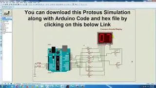 2 seven segment display arduino in proteus | up down counter using arduino |